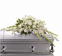 Heavenly Light Casket Spray