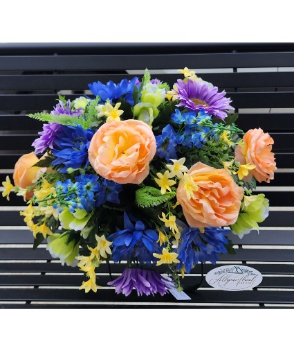 Heavenly Meadow Cemetary Silk Arrangement