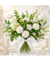 Heavenly White Harmony Sympathy Flowers