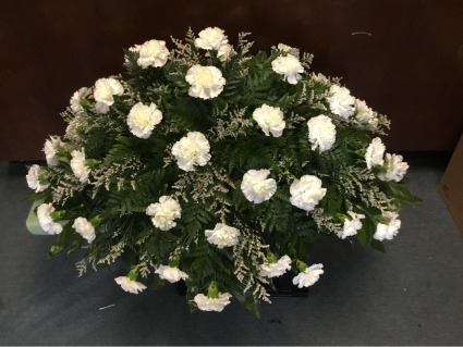 Carnation Casket Spray