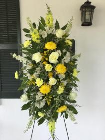 Cheerful Sunshine Standing Spray Sympathy