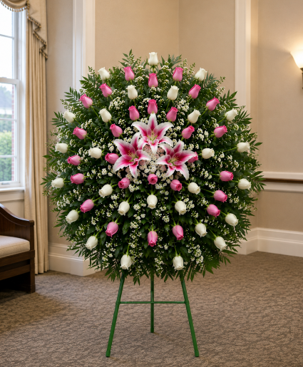 Heaven's Pink Embrace Call Us for Faster Service & Daily Specials: (915) 303-8500 Text Us to Order Anytime: (915) 505-3708 Your trusted source for Flowers & Delivery in El Paso TX 