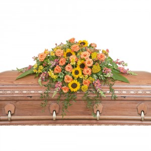 Heaven's Sunset Casket Spray 