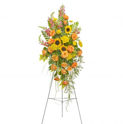Heaven's Sunset Standing Spray 