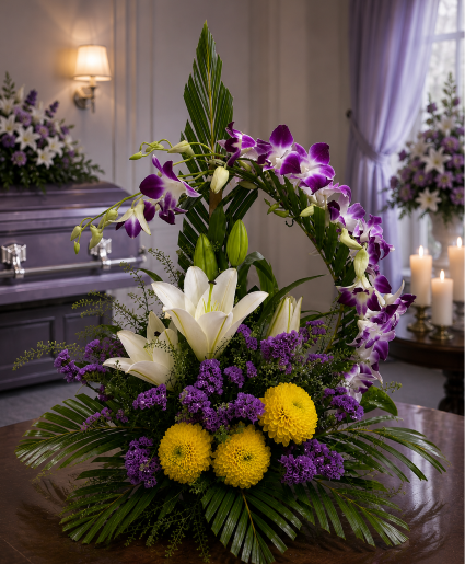 Heaven's Violet Embrace Call Us for Faster Service & Daily Specials: (915) 303-8500 Text Us to Order Anytime: (915) 505-3708 Your trusted source for Flowers & Delivery in El Paso TX 
