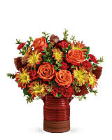 Heirloom Crock Bouquet Fall Arrangement