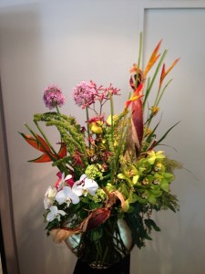 Heliconia, Allium and Orchids va-117