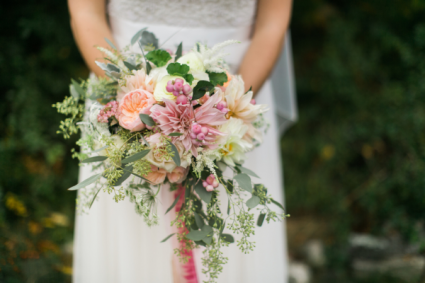 Hello Beautiful Wedding Bouquet, Hand tied