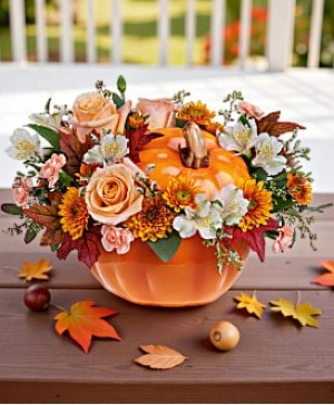 Hello Pumpkin Bouquet Fall