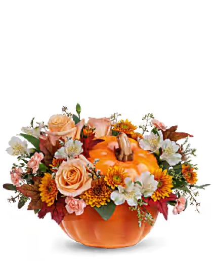 Hello Pumpkin fresh arrangement