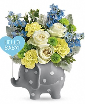  Hello Sweet Baby - Blue new baby