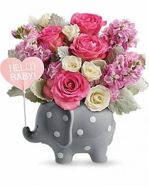 Hello Sweet Baby - Pink TNB06-1 11.5"(w) x 11.75"(h) ONE SIDED
