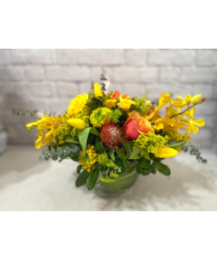 Here Comes The Sun Vase Arrangement