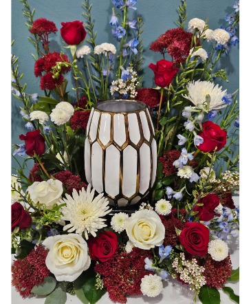 Heros Salute  Urn piece  in Sioux Falls, SD | Patience Ann Designs