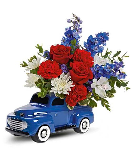 Heyday Ford Pickup Bouquet Floral Arrangement