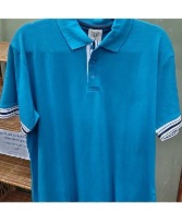 High Flyer Polo Blue/White (XL) Men's Clothing