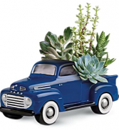 His Favorite Ford Pickup Ceramic 48 Ford Hand Painted