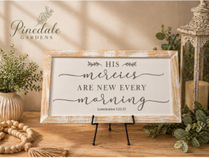 His Mercies Sign 