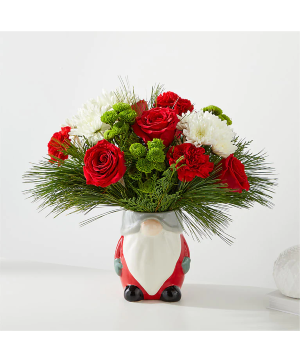 Ho Ho Gnome Bouquet holiday