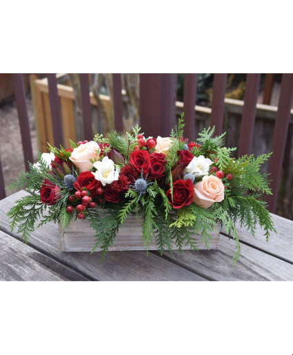 Christmas Box Centerpiece  85.95 100.95 125.95