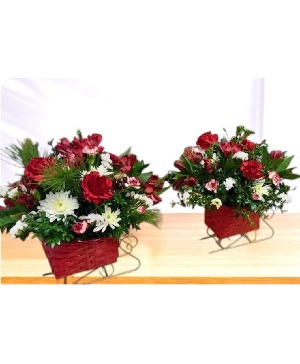 Winter Holiday Centerpieces 