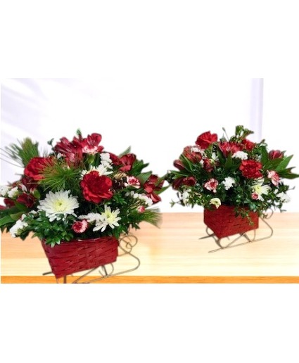 Winter Holiday Centerpieces 