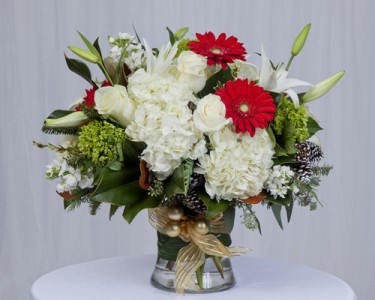 Holiday Cheer!!! Large Gathering Vase