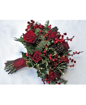 Holiday Dream Christmas Bridal Bouquet
