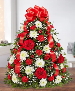 Holiday Flower Tree Christmas