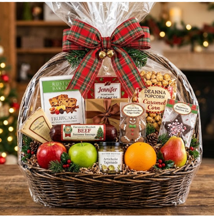 Holiday Fruit and Gourmet Basket Gift