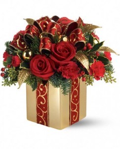  Holiday Gift Bouquet Christmas Arrangement