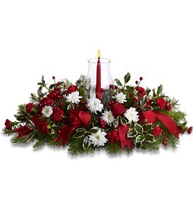 Holiday Hurricane Centerpiece