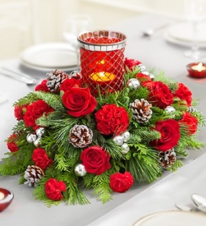 HOLIDAY LIGHTS CENTERPIECE 