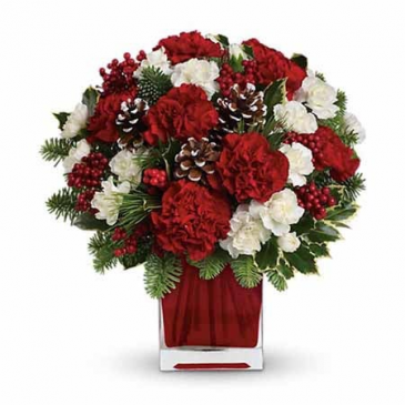 Holiday RED and WHITE  in Whittier, CA | Rosemantico Flowers