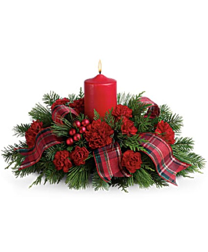 Holiday Shimmer Centerpiece