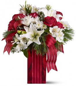 Holiday Spirit Vase  Christmas