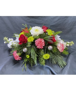 Holiday Tidings Centerpiece Arrangement
