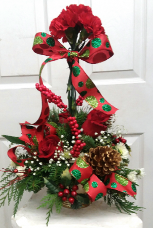 Holiday Topiary Winter Arrangement 