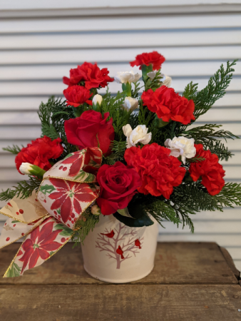 Holiday Wishes Fresh Arrangement