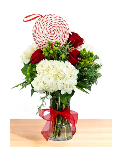 Peppermint Bliss  Vase Arrangement