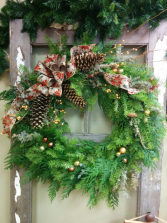 Holiday wreath Customizable