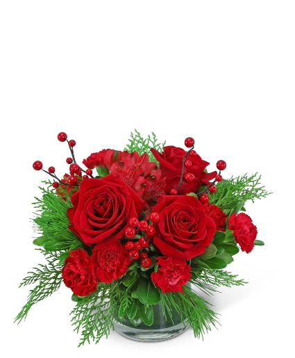 Holly Berries Flower Arrangement