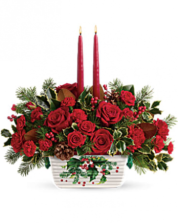 Holly Glow Centerpiece 