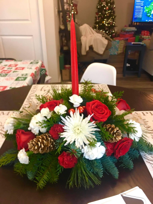 JIngle All The Way Christmas  Centerpiece 
