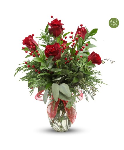 Holly Jolly Christmas Fresh Arrangement