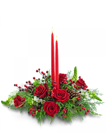 Home For The Holidays Flower Arrangement