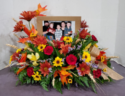 Home for the Holidays personalized centerpiece