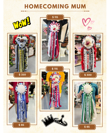HomeComing Mum Custom Color Belong School in Sugar Land, TX | BOUQUET FLORIST