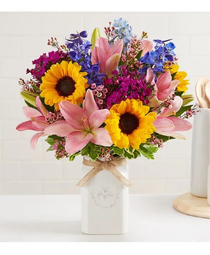 Honey Bee Buzz assorted flowers