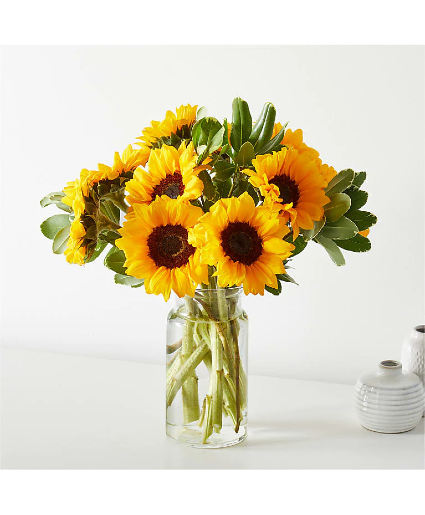 Honey Bee Sunflower Bouquet 